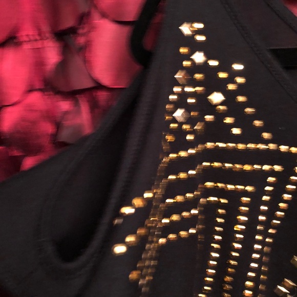 Women’s black embellished top - Picture 4 of 7